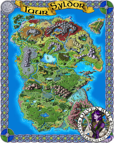 Map of Taur'Syldor - GM commission