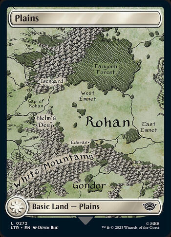 Rohan Magic the Gathering Land Card for the Lord of the Rings series